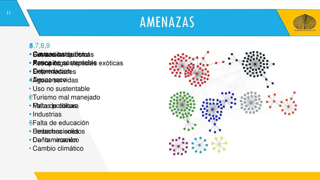 amenazas 3 Extracción de coral Antropico 4 Uso no sustentable