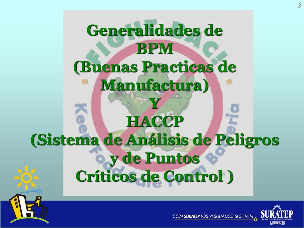 Generalidades de BPM (Buenas Practicas de Manufactura) Y HACCP (Sistema de Análisis de Peligros y de Puntos Críticos de Control )
