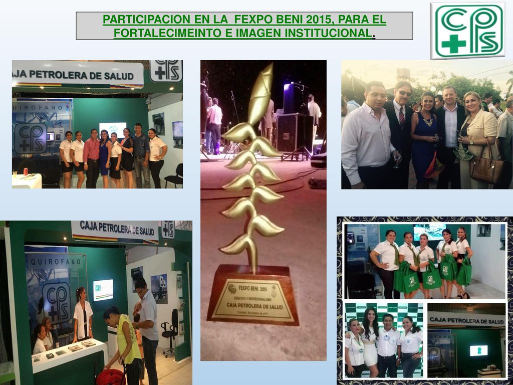 PARTICIPACION EN LA FEXPO BENI 2015, PARA EL FORTALECIMEINTO E IMAGEN INSTITUCIONAL.