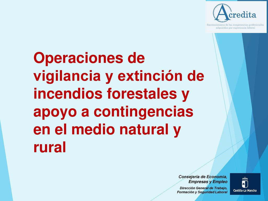 Operaciones de vigilancia y extinción de incendios forestales y apoyo a contingencias en el medio natural y rural