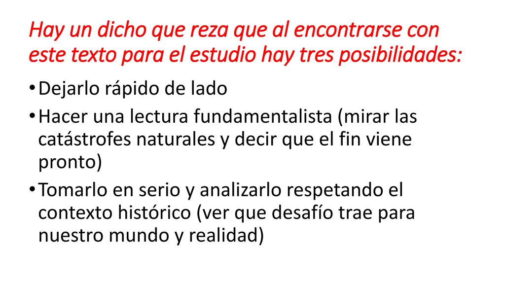 Hay un dicho que reza que al encontrarse con este texto para el estudio hay tres posibilidades: