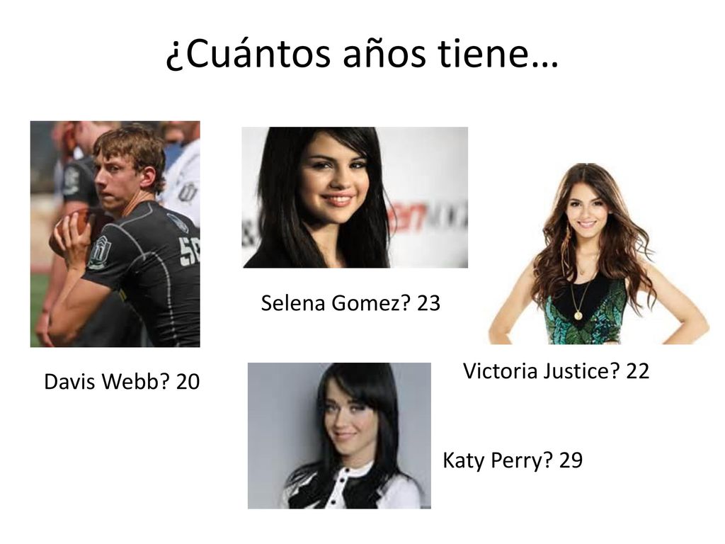 ¿Cuántos años tiene… Selena Gomez 23 Victoria Justice 22