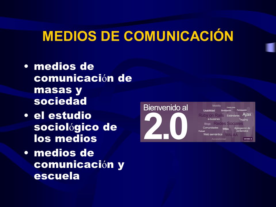 MEDIOS DE COMUNICACIÓN