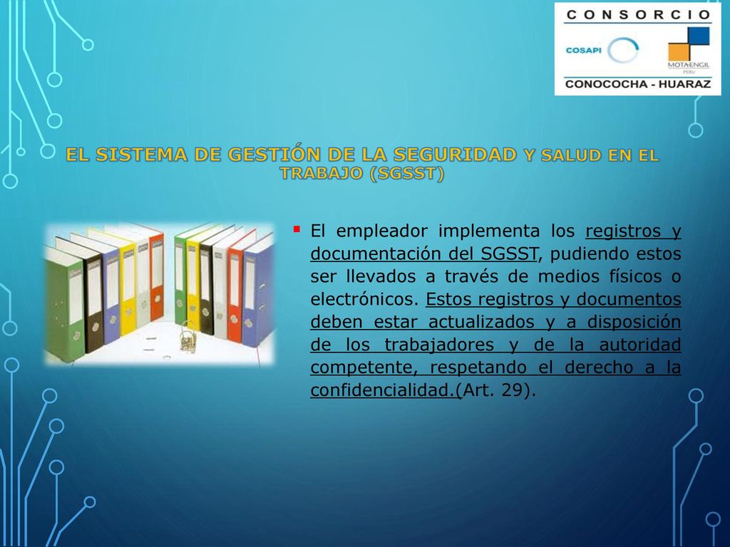 EL SISTEMA DE GESTIÓN DE LA SEGURIDAD Y SALUD EN EL TRABAJO (SGSST)