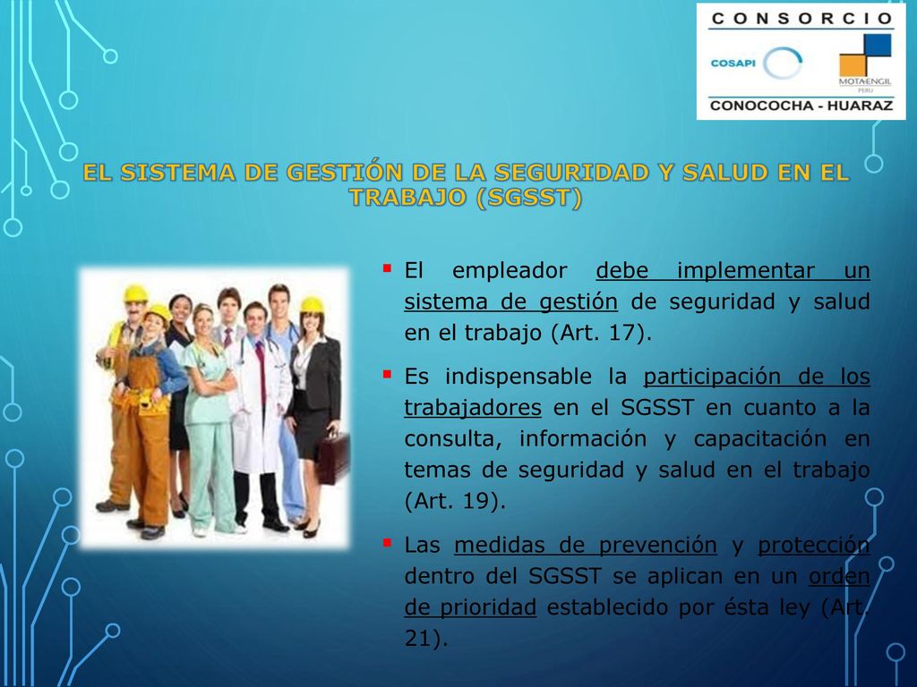 EL SISTEMA DE GESTIÓN DE LA SEGURIDAD Y SALUD EN EL TRABAJO (SGSST)