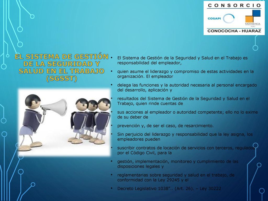 EL SISTEMA DE GESTIÓN DE LA SEGURIDAD Y SALUD EN EL TRABAJO (SGSST)