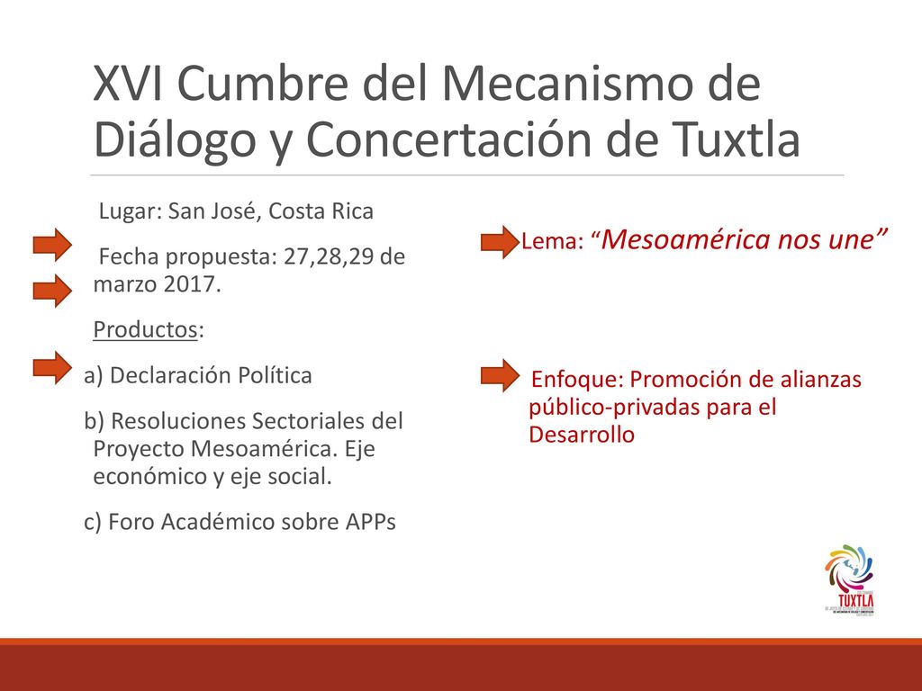 XVI Cumbre del Mecanismo de Diálogo y Concertación de Tuxtla