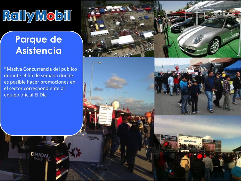 *Masiva Concurrencia del publico durante el fin de semana donde es posible hacer promociones en el sector correspondiente al equipo oficial El Día