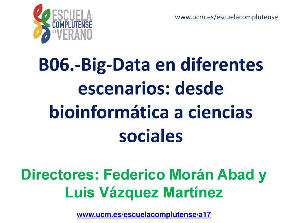 Directores: Federico Morán Abad y Luis Vázquez Martínez