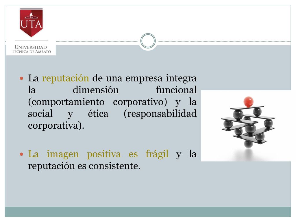 La reputación de una empresa integra la dimensión funcional (comportamiento corporativo) y la social y ética (responsabilidad corporativa).