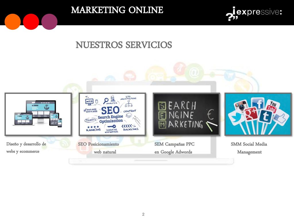 MARKETING ONLINE NUESTROS SERVICIOS SEO Posicionamiento web natural
