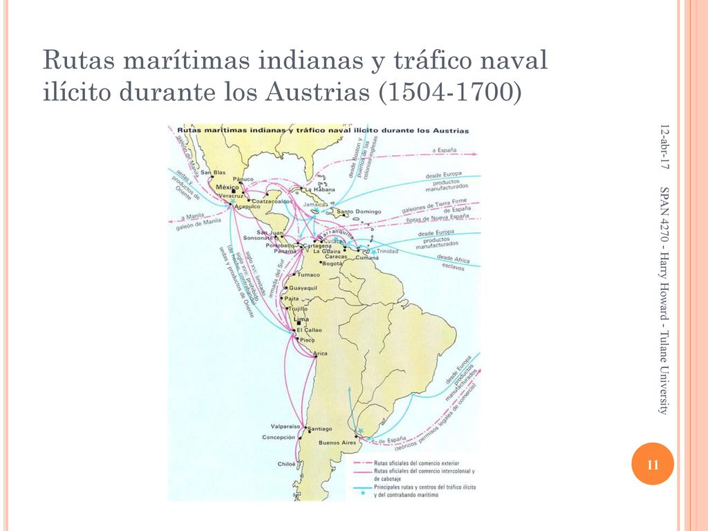 Rutas marítimas indianas y tráfico naval ilícito durante los Austrias ( )