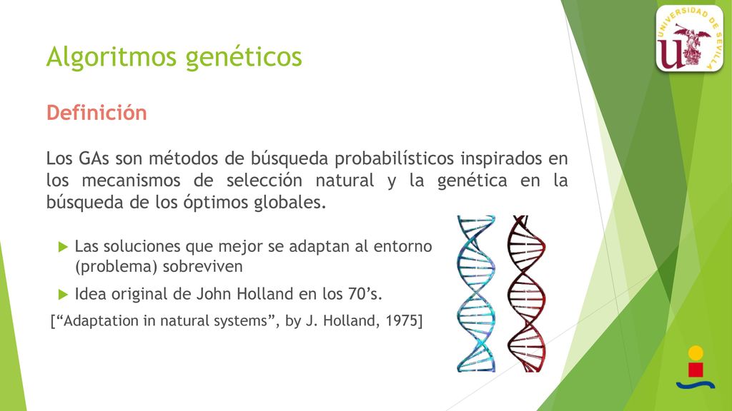 [ Adaptation in natural systems , by J. Holland, 1975]