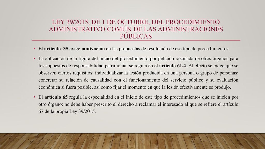 Ley 39/2015, de 1 de octubre, del Procedimiento Administrativo Común de las Administraciones Públicas