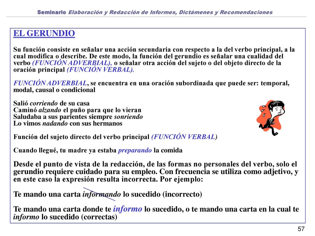 Seminario Elaboración y Redacción de Informes, Dictámenes y Recomendaciones