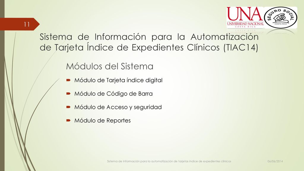 Sistema de Información para la Automatización de Tarjeta Índice de Expedientes Clínicos (TIAC14)