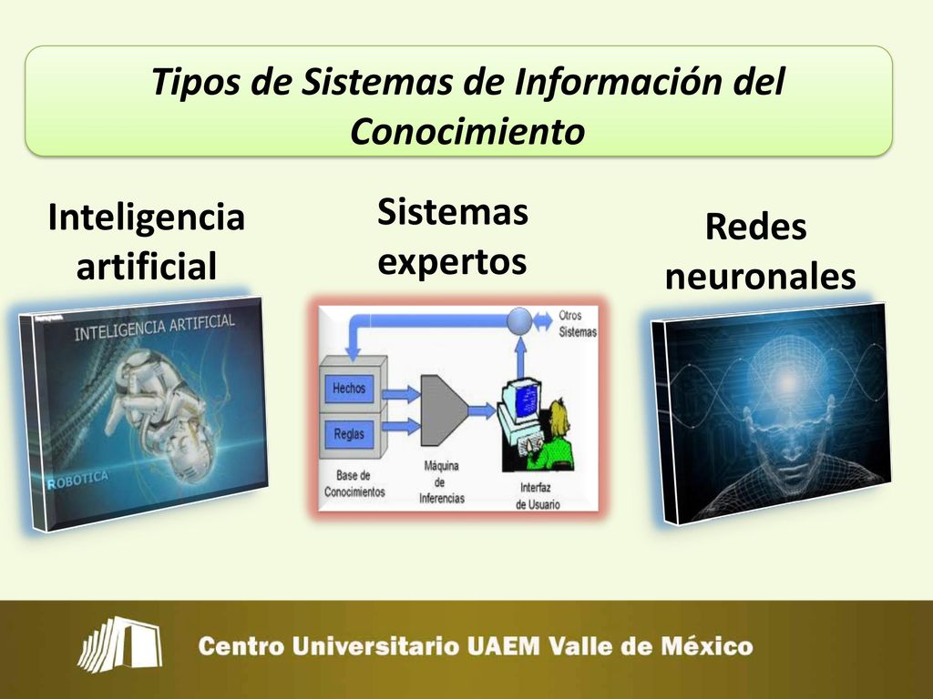 Tipos de Sistemas de Información del Conocimiento