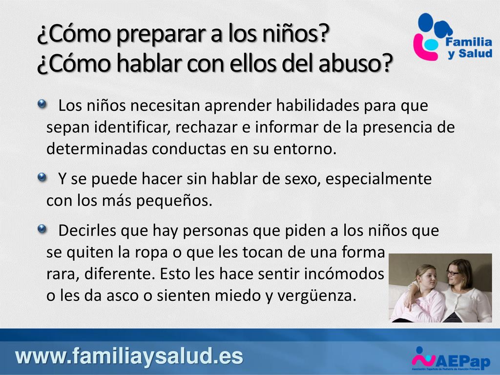 ¿Cómo preparar a los niños ¿Cómo hablar con ellos del abuso