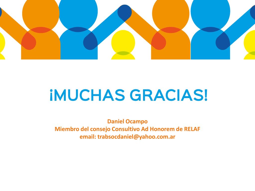 Daniel Ocampo Miembro del consejo Consultivo Ad Honorem de RELAF