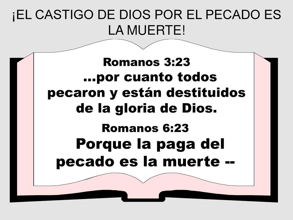 ¡EL CASTIGO DE DIOS POR EL PECADO ES LA MUERTE!