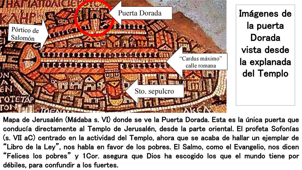 Imágenes de la puerta Dorada vista desde la explanada del Templo