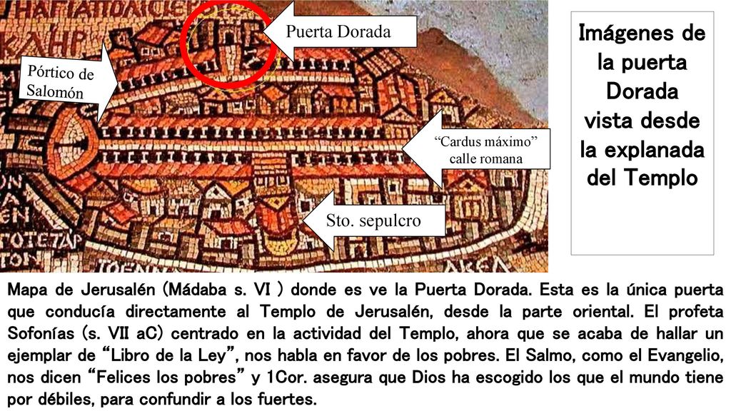 Imágenes de la puerta Dorada vista desde la explanada del Templo