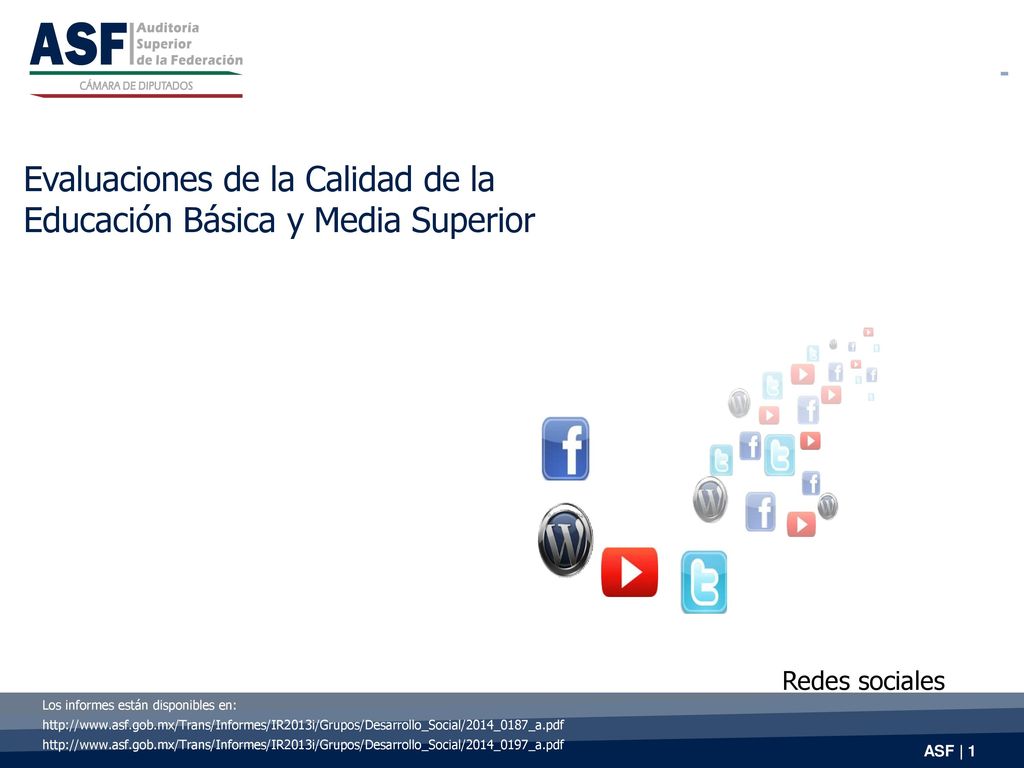 Evaluaciones de la Calidad de la Educación Básica y Media Superior