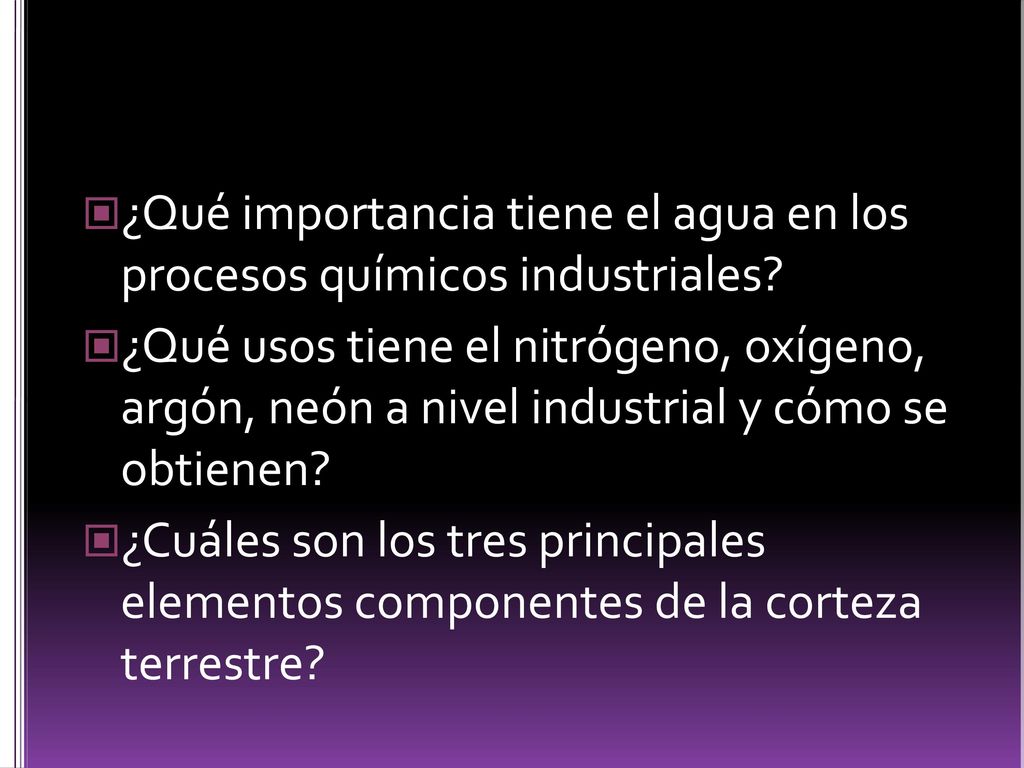 ¿Qué importancia tiene el agua en los procesos químicos industriales
