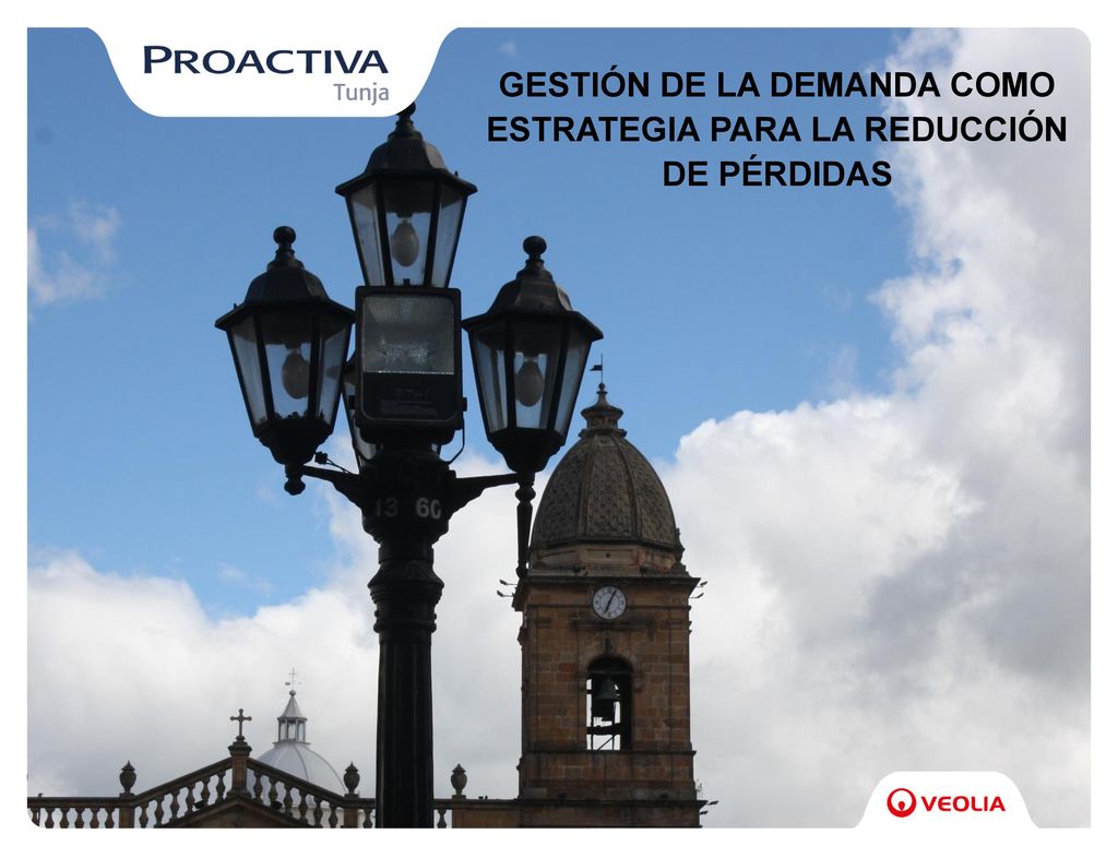 GESTIÓN DE LA DEMANDA COMO ESTRATEGIA PARA LA REDUCCIÓN DE PÉRDIDAS