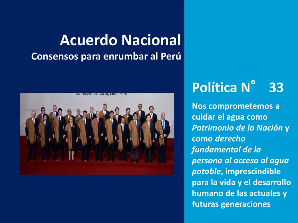 Acuerdo Nacional Política N° 33 Consensos para enrumbar al Perú