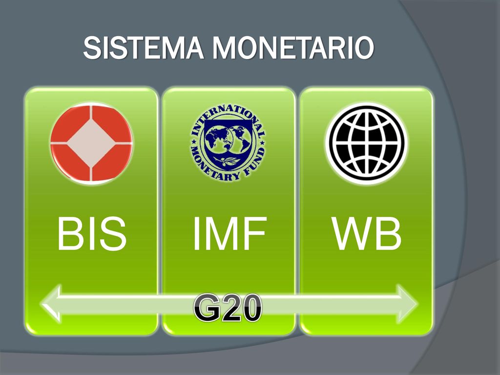 SISTEMA MONETARIO BIS IMF WB G20