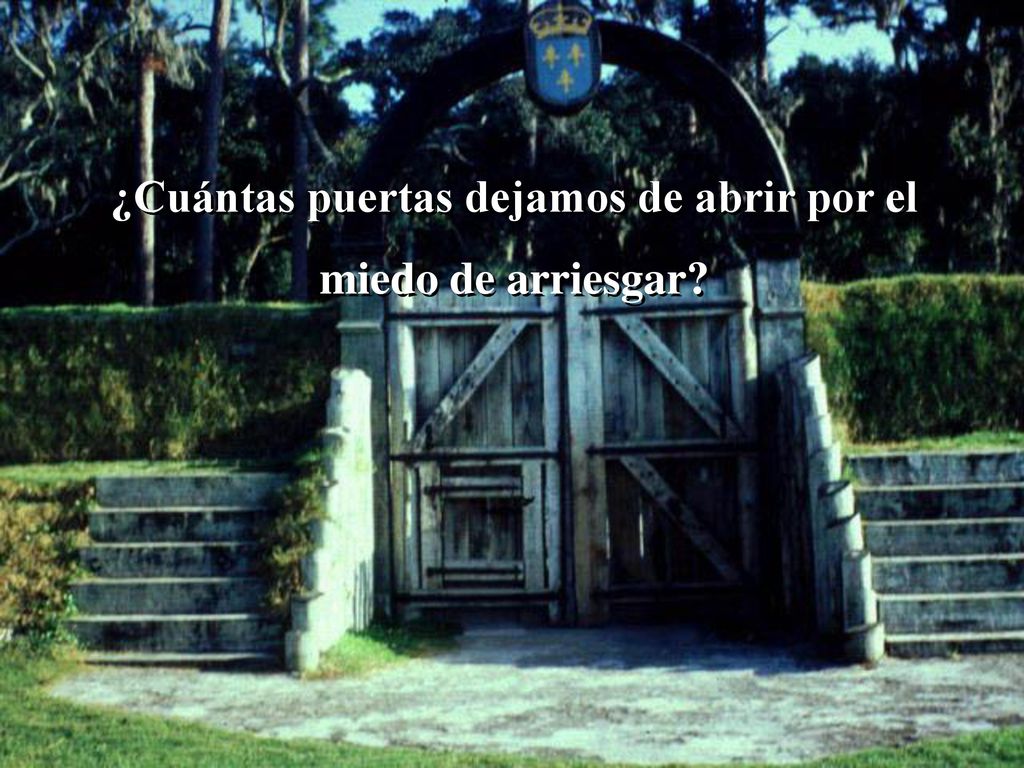 ¿Cuántas puertas dejamos de abrir por el miedo de arriesgar
