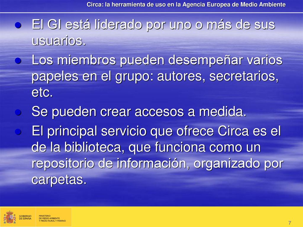 Circa: la herramienta de uso en la Agencia Europea de Medio Ambiente