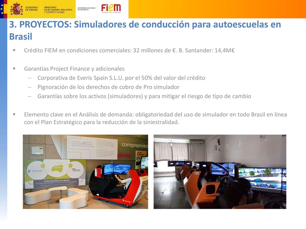 3. PROYECTOS: Simuladores de conducción para autoescuelas en Brasil