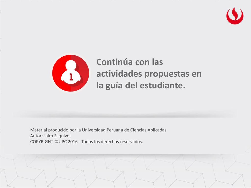 Continúa con las actividades propuestas en la guía del estudiante.