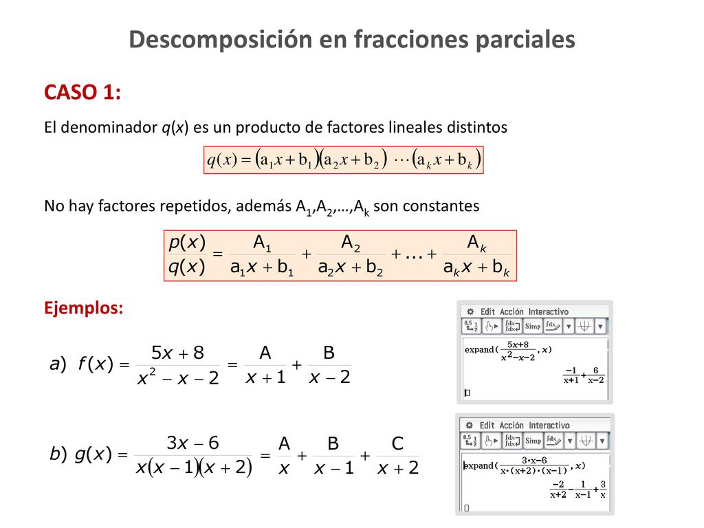 Integración por fracciones parciales e integrales impropias - ppt descargar