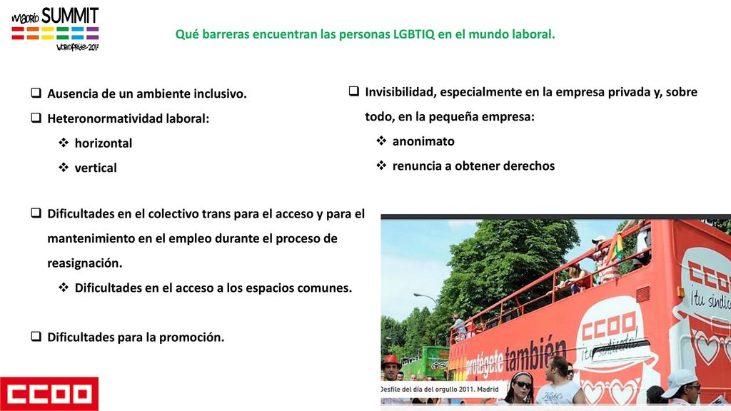 Qué barreras encuentran las personas LGBTIQ en el mundo laboral.