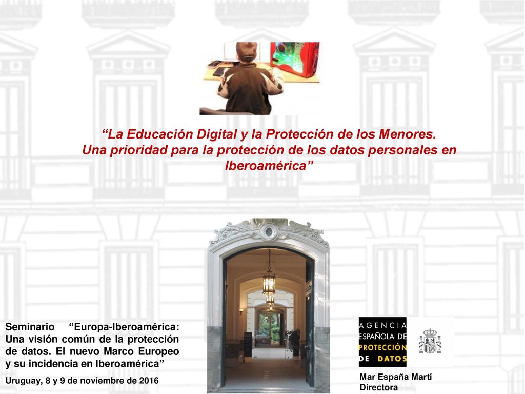 La Educación Digital y la Protección de los Menores.