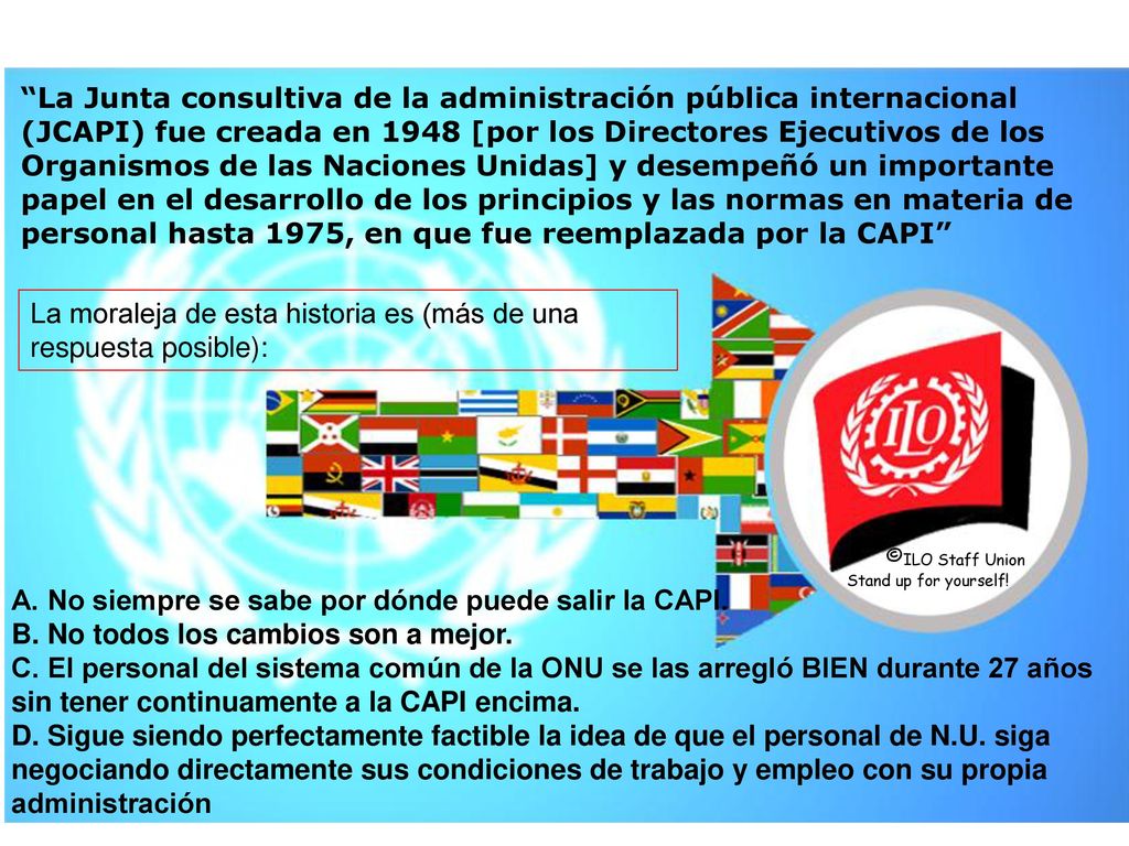 La moraleja de esta historia es (más de una respuesta posible):