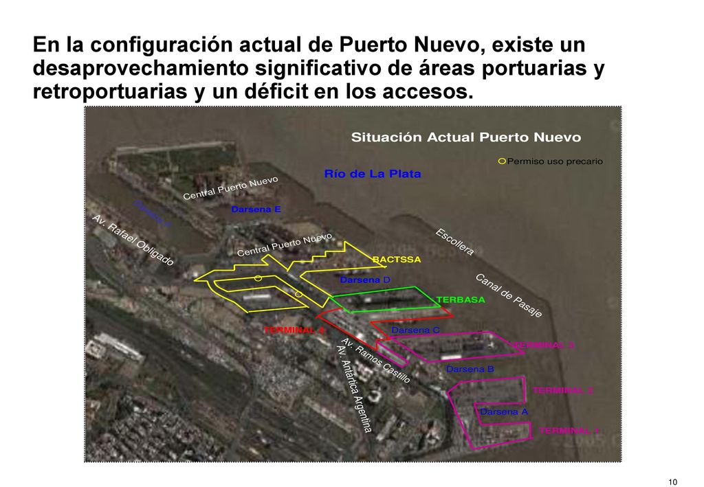 En Puerto Nuevo hay alternativas inmediatas de ampliación de áreas operacionales, retroportuarias y de longitud de muelles.