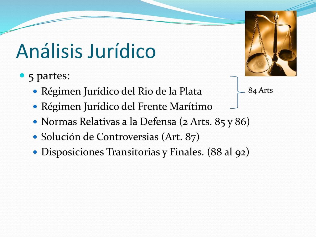 Análisis Jurídico 5 partes: Régimen Jurídico del Rio de la Plata