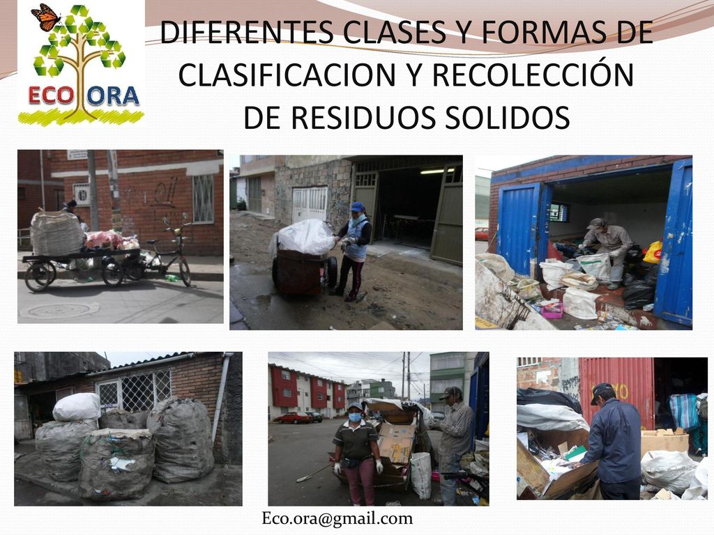 DIFERENTES CLASES Y FORMAS DE CLASIFICACION Y RECOLECCIÓN DE RESIDUOS SOLIDOS