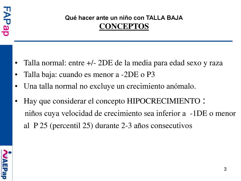 Qué hacer ante un niño con TALLA BAJA