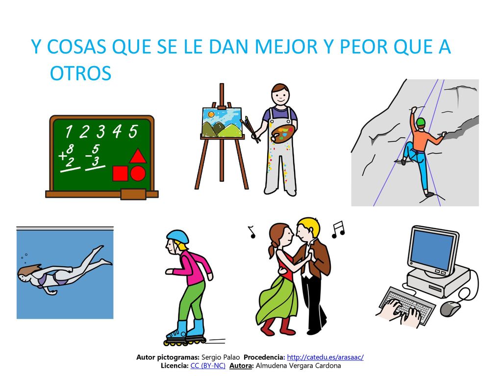 Y COSAS QUE SE LE DAN MEJOR Y PEOR QUE A OTROS