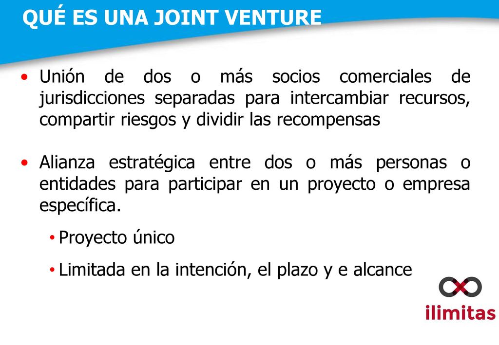 QUÉ ES UNA JOINT VENTURE