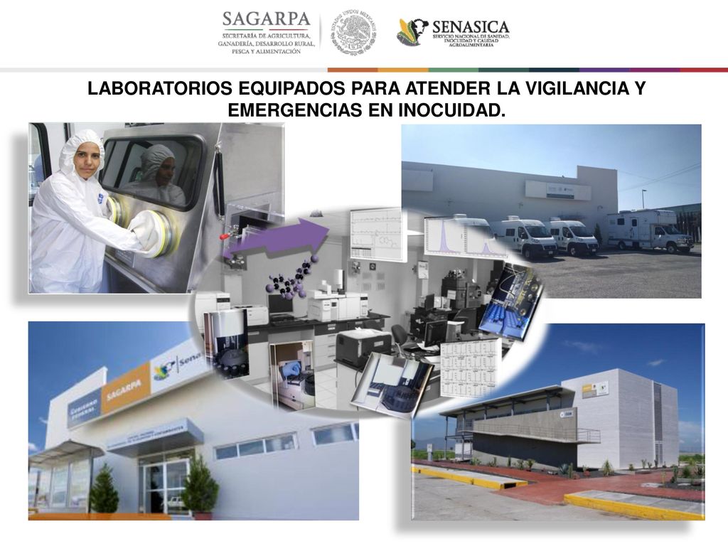 LABORATORIOS EQUIPADOS PARA ATENDER LA VIGILANCIA Y EMERGENCIAS EN INOCUIDAD.