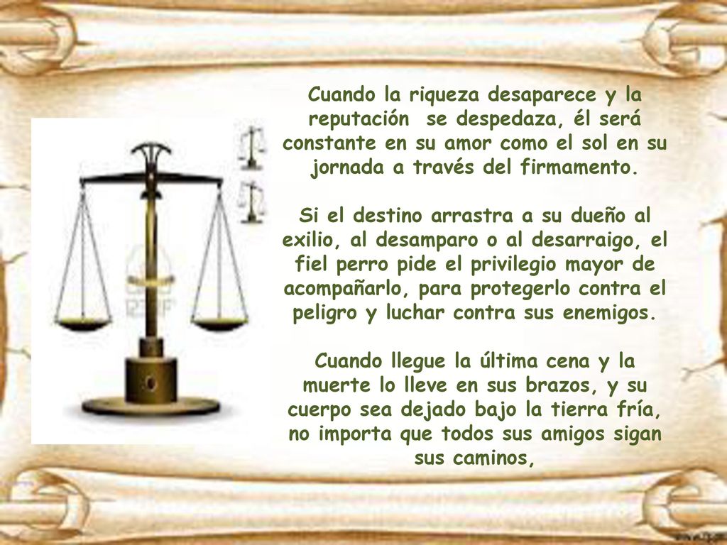 Cuando la riqueza desaparece y la reputación se despedaza, él será constante en su amor como el sol en su jornada a través del firmamento.