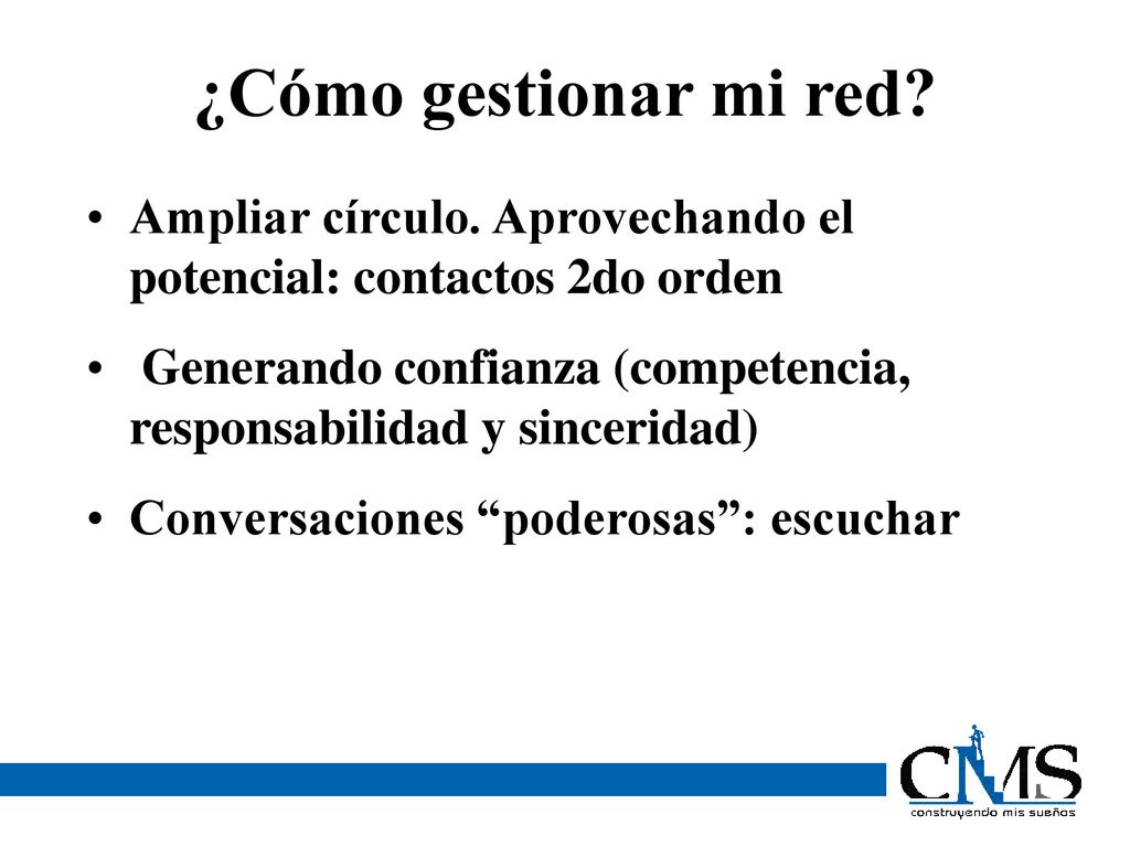 ¿Cómo gestionar mi red Ampliar círculo. Aprovechando el potencial: contactos 2do orden.