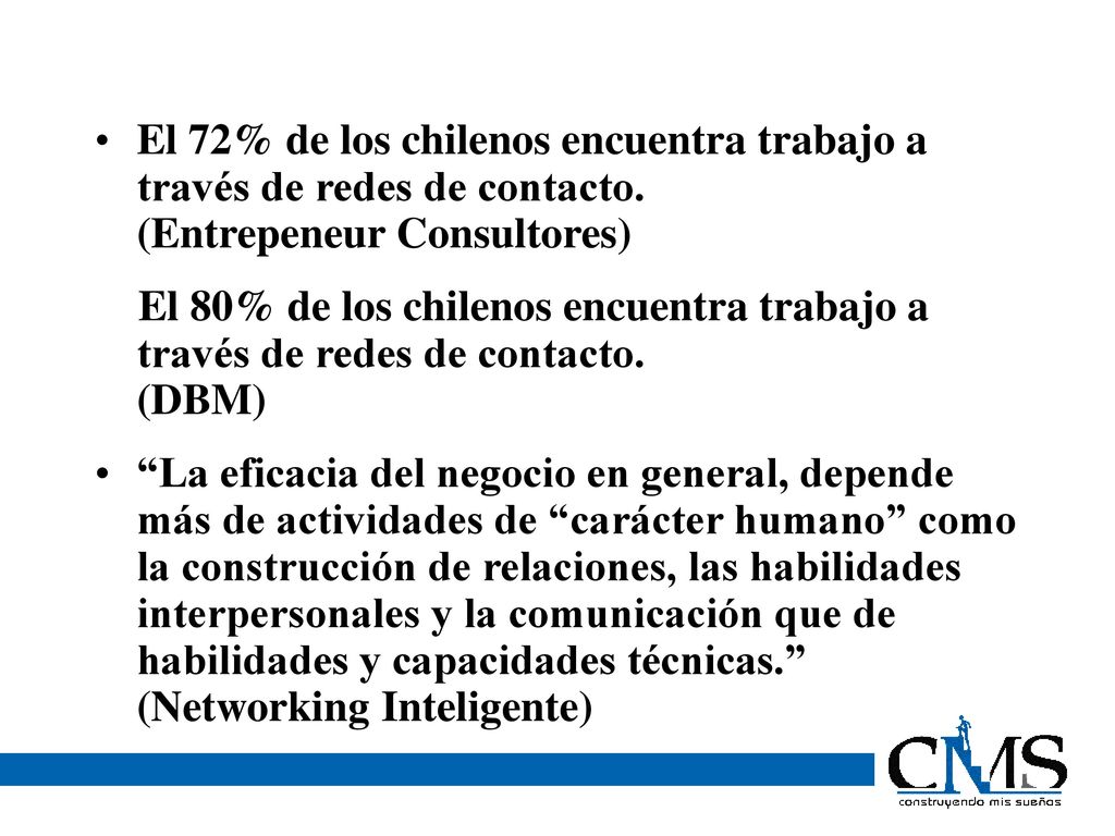 El 72% de los chilenos encuentra trabajo a través de redes de contacto