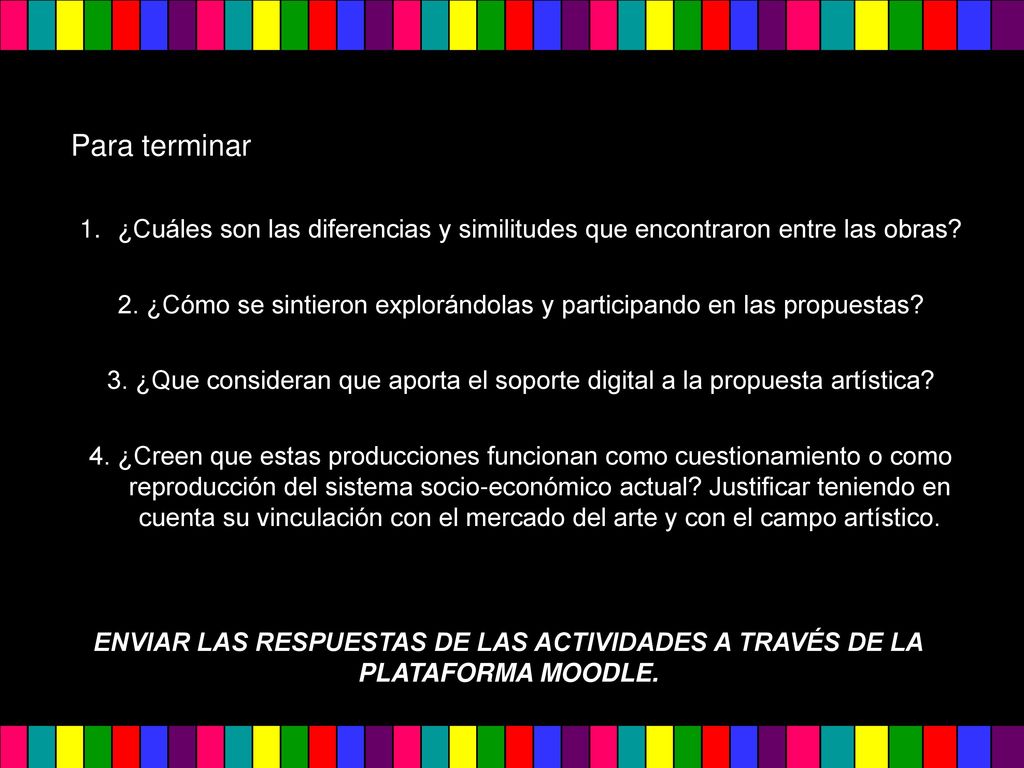 2. ¿Cómo se sintieron explorándolas y participando en las propuestas